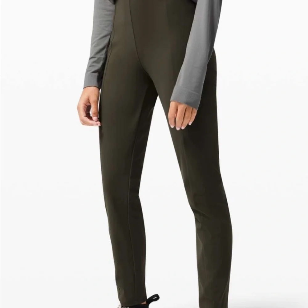 Lululemon Athletica Dark Olive Leggings - Picture 2 of 2